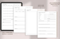 Minimalist 3-Month Digital Planner 2026 | Quarterly Calendar for iPad & Tablets